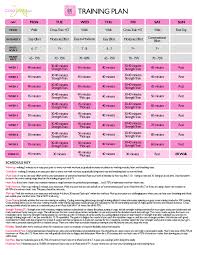 Weekly Exercise Chart For Gym Bismi Margarethaydon Com