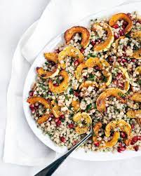 They will likely be the last ingredient to finish cooking. Roasted Delicata Squash Couscous Last Ingredient Recipe Delicata Squash Food Side Dish Recipes