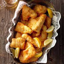 Lemon Batter Fish Recipe Fried Fish Recipes Battered Fish Seafood Recipes