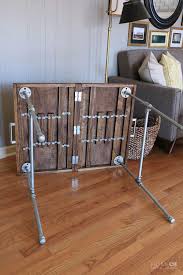 How do you make folding table legs? Diy Industrial Folding Table Home Made By Carmona