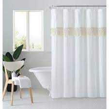 Vince Single Shower Curtain Joss Main White Shower Curtain Fabric Shower Curtains Curtains