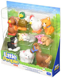 Amazon Com Fisher Price Little People Farm Animal Friends With Baby Bunnies Piglets Toys Games Baby Bunnies Baby Toddler Toys Popular Baby Toys