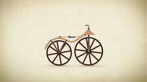 Animierte Geschichte Des Fahrrads
