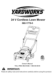 A wiring diagram is a simplified standard photographic depiction of an electrical circuit. Yardworks 060 1778 0 Owner S Manual Pdf Download Manualslib