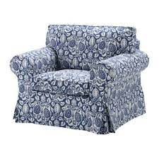 This slipcovers is custom made to fit for the ikea ektorp armchair. Ikea Ektorp Armchair Cover Klintbo Blue Slipcover Floral Bezug Ikea Ektorp Chair Slipcovers For Chairs Ektorp Chair