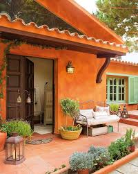 Pin By Luciana Lcsn On Celebrar Casa Y Alimento Spanish House Spanish Style Homes Orange House