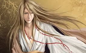 This hairstyle can give you a unique look if you have long hair. Hd Wallpaper Man With Long Blonde Hair Brown Haired Woman In White Dress Painting Wallpaper Flare