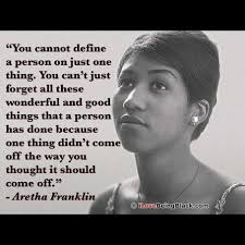 You cannot define a person