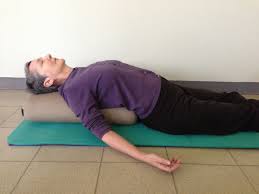 Restorative Yoga Supported Fish Pose Power Of Positivity Restorative Yoga Poses Fish Pose Yoga Yoga Bolster