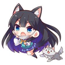 hook houkago cinderella 2 kurumai mikuru animal ears chibi seifuku sweater  tagme tail transparent png | 991381 | yande.re