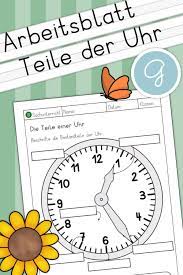 Uhr Lernen Kinder Uhr Lernen Kinder Grundschulmaterial Vokabeln Lernen