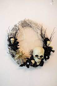 Creepy Halloween Wreath Tutorial Hallstrom Home