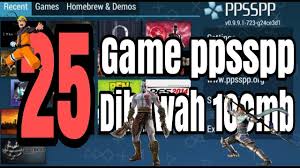 We did not find results for: 25 Game Ppsspp Di Bawah 100mb Youtube
