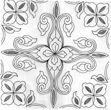 Karya anak sd bunder iii pola gambar batik kelas vi Motif Batik Bunga Yang Mudah Digambar Untuk Anak Sd