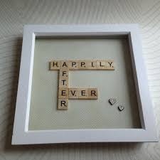 Word Art Wedding Gift Anniversary Gift Gift For Loved On Scrabble Inspired Anniversary Gifts Word Art Scrabble Crafts