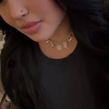 Chunky Silver Charm Necklace Custom Charm Necklace Coquette Necklace  Aesthetic Necklaces Build Your Own Charm Necklace Y2K