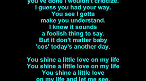 Baby you're like lightning in a bottle. Electric Light Orchestra Shine A Little Love Lyrics Video Dailymotion