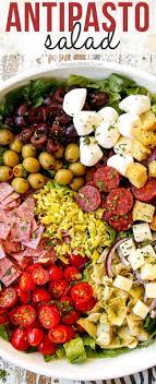 This Antipasto Salad Combines The Best Italian Appetizers Into One Sensational Salad Its Easy To M Antipasto Salad Recipe Antipasto Salad Satisfying Salads