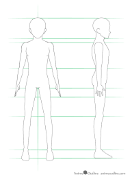 Use a pencil and draw a stick figure. How To Draw Anime Male Body Step By Step Tutorial Animeoutline