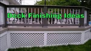 100 fabulous front porch ideas. Diy Porch Skirt Panel Ideas With Vinyl Composite Lattice For Deck Skirt Closure Youtube