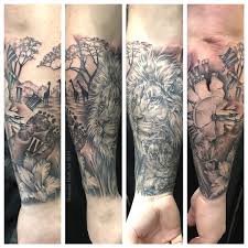 A sleeve is only one arm in comparison to the whole body. Bespoke Body Art Darren S Lower Arm Sleeve Sleevetattoo