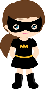 Clip art baby marvel characters. Super Girls Minus Superhero Theme Girl Superhero Batman And Batgirl