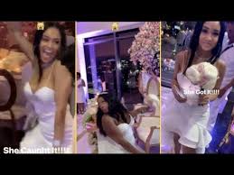 Saweetie was born diamonté harper on july 2, 1993, in santa clara, california. Saweetie Catches Quavo S Sister Bouquet At Her Wedding Youtube