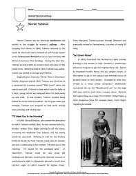 Biography Harriet Tubman Harriet Tubman Biography Harriet Tubman Activities