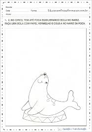 Desenho de foca para colorir no paint ou se preferir www.desenhospaintcolor.com.br , diversos traços e riscos para imprimir e colorir gratuitamente , tudo isso só aqui e agora fique com algumas informaçãoes sobre esse animal. Atividades Dia Do Circo Colorir A Foca Educacao E Transformacao