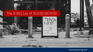 Answer these marvel trivia questions to show the true marvel lover inside of you. The Ultimate Trivia List For Kids Fractus Learning