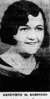 Genevieve Marjorie Blake Robinson (1910-1934)