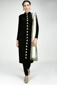 Black Zardosi Embroidered Straight Kurta Set Available Only At Pernia S Pop Up Shop Fashion Indian Outfits Indian Fashion