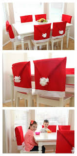 Milk snob car seat cover cream and grey stripes. Diy Santa Hat Chair Covers Christmas Chair Covers Christmas Chair Christmas Table Decorations