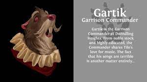 Ghost Of A Tale On Twitter Meet Gartik Garrison Commander Thursdaythoughts Commander Indiewatch Indiedev Indiegame Madewithunity Characterdesign 2dart Art By Sinto J Https T Co Ifu596wjwy Check out gartik's art on deviantart. meet gartik garrison commander