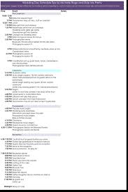 Timeline for wedding day for 4pm ceremony, 1pm ceremony, and others! Free Wedding Itinerary Templates How To Plan Wordlayouts
