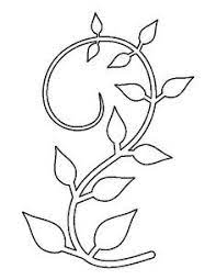 Pumpkin Vine Pattern Use The Printable Outline For Crafts Paper Flower Template Stencils Printables Paper Flowers