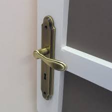 2 Poignees De Porte Louvois Trou De Cle Zamak Entraxe 195 Mm Leroy Merlin