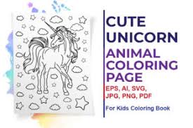 Check spelling or type a new query. Cute Unicorn Coloring Page For Kids 36 Graphic By Artxpert Creative Fabrica