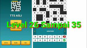 Kunci Jawaban Game Tts Asli Level 26 27 28 29 30 Sampai 35 Youtube