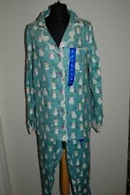 Details About Munki Munki Bamboo Cotton Flannel Classic Pyjamas Set Size Large C1