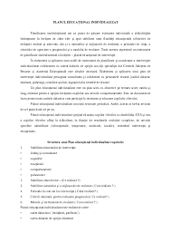 Planul de învățământ, specialitatea business și administrare, licența, frecvența zi, 2019. Doc Planul EducaÅ£ional Individualizat Invatamant Primar Academia Edu