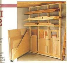 Alternative Swing Out Plywood Sheet Storage Plywood Storage Lumber Storage Rack Lumber Storage