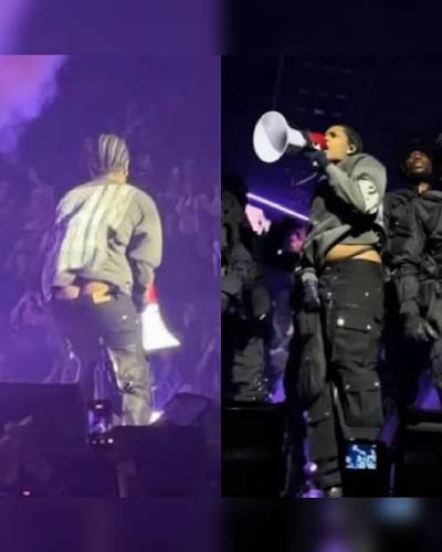 RTN: A photo circulating online appears to show ASAP Rocky on stage with what many viewers are claiming looks like a visible G-string 🤯 Fashion statement or what do you think? 👇😂