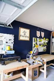 Organizing A Garage Workshop With A Metal Pegboard System From Wall Control Workshop G Garage Workshop Organization Garage Organization Cheap Metal Pegboard