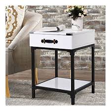 Modern Coffee End Table Accent Sofa Side Table Nightstand W Drawer Shelf Home Sofa Side Table Side Tables Bedroom Bedroom Night Stands