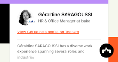 Géraldine SARAGOUSSI - HR & Office Manager at Ixaka | The Org