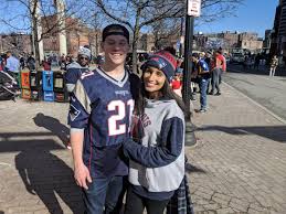 Tracey Rauh على X: "Tatyana Leite and Brendan Reddington of Newport, Rhode  Island. #etpatsparade https://t.co/pUX7BO3IhX"