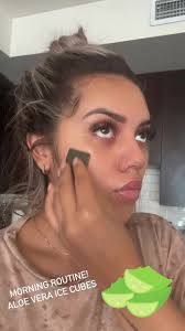 Aloe vera skin routine🤩