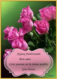 Joyeux Anniversaire Mon Amie Joyeux Anniversaire Mon Amie Message Anniversaire Anniversaire Ami