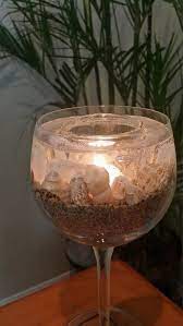 5 out of 5 stars. Beautiful Sea Shell Beach Wine Glass Gel Candle By Berruscrafts Gel Candles Wine Glass Crafts Wine Glass Candle